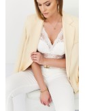 Cream lace bralette top 98500 - Online store - Boutique